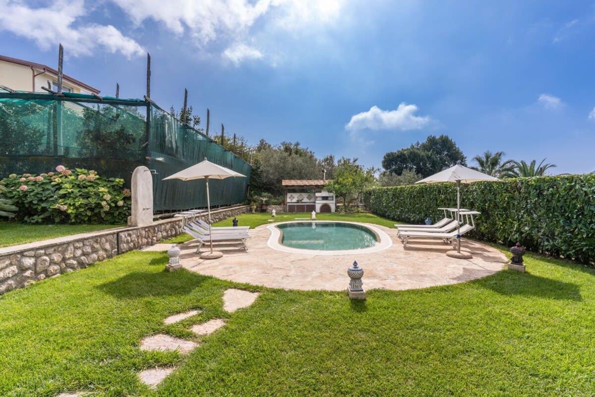 Villa Mimosa Rustic Elegance Views & Pool Маса Лубрензе Екстериор снимка