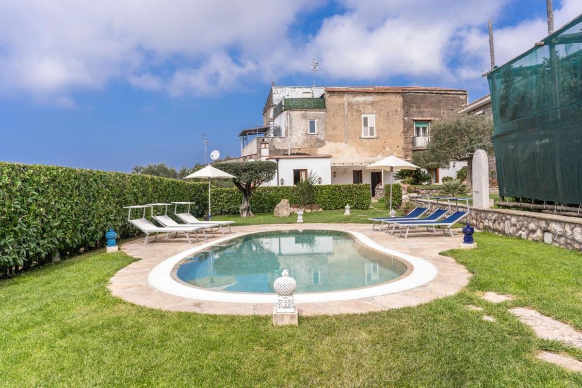 Villa Mimosa Rustic Elegance Views & Pool Маса Лубрензе Екстериор снимка
