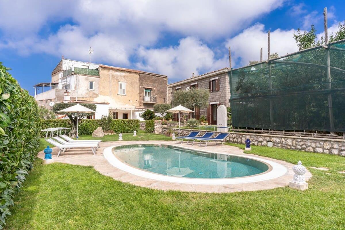 Villa Mimosa Rustic Elegance Views & Pool Маса Лубрензе Екстериор снимка